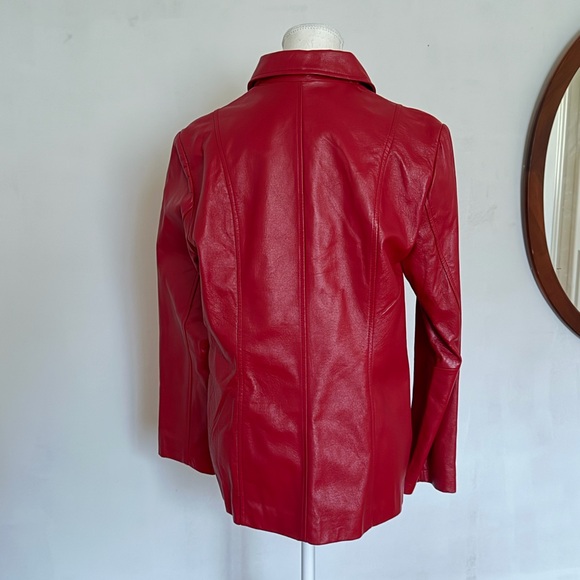 %100 Leather Vintage Jacket - Picture 2 of 3